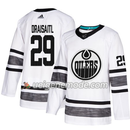 Herren Eishockey Edmonton Oilers Trikot Leon Draisaitl 29 2019 All-Star Adidas Weiß Authentic